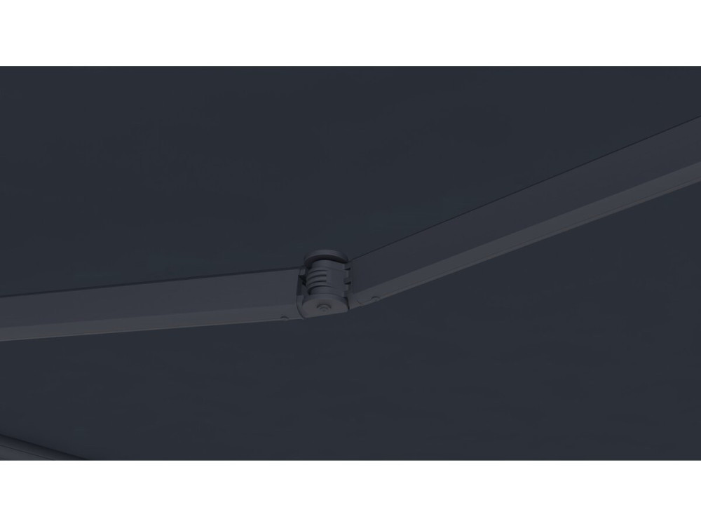 4 x 3 m "Ombra 4" motorized retractable aluminium awning - Anthracite grey
