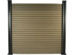 Composite Fence Kit 4.8 x 1.2 m - Free fixing kit - Brown