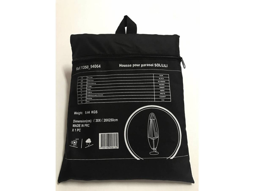 Protective Cover - Parasol Sol and Lili - Black
