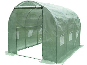 Garden greenhouse 3 x 2 m "Lys" - 6 m² - 130g - Green