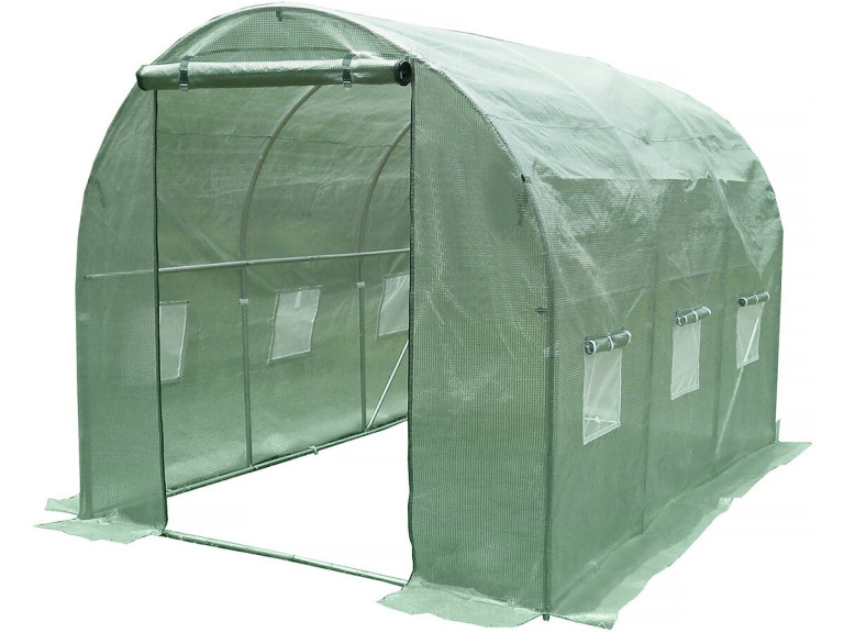 Garden greenhouse 3 x 2 m "Lys" - 6 m² - 130g - Green