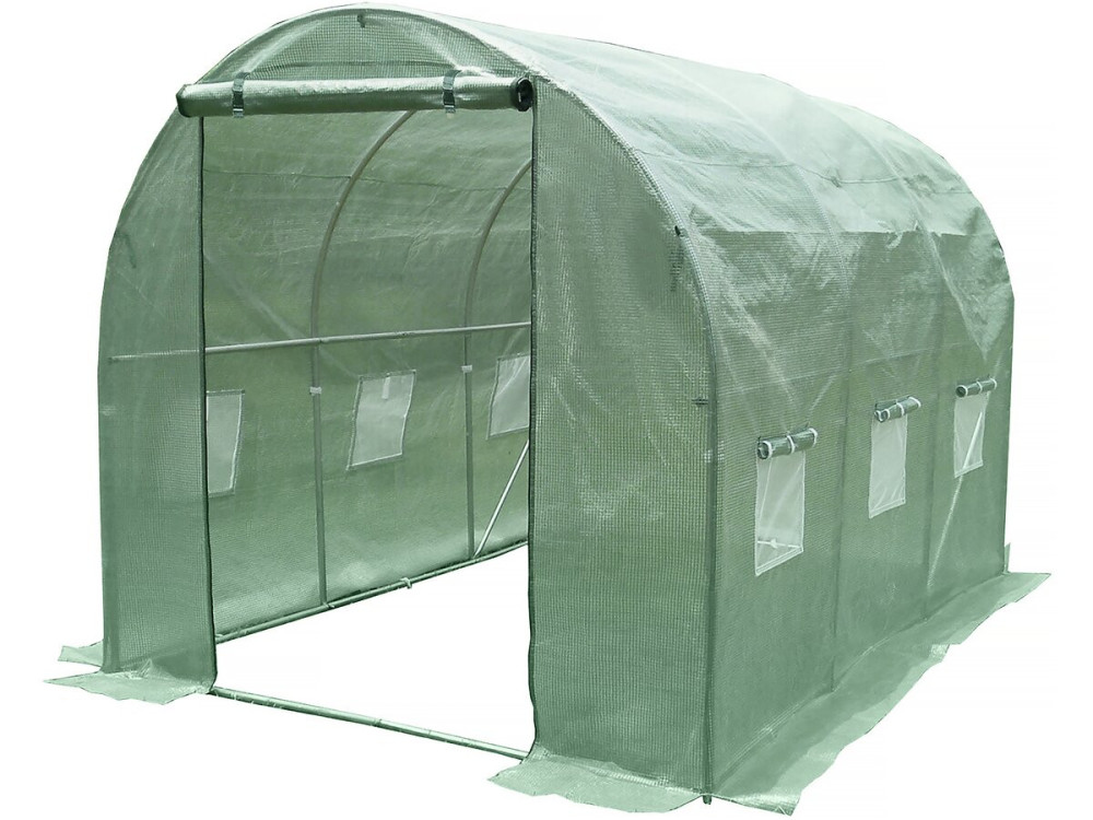 Garden greenhouse 3 x 2 m "Lys" - 6 m² - 130g - Green