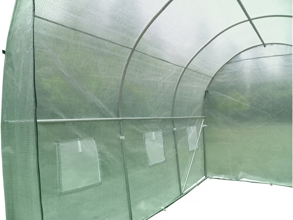 Garden greenhouse 3 x 2 m "Lys" - 6 m² - 130g - Green