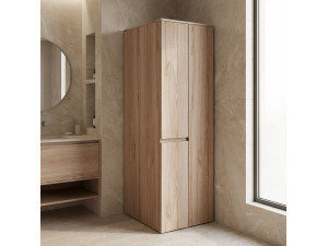 "Solis 60" Bathroom Cabinet -  cm - Oak 2