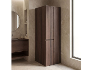 "Solis 60" Bathroom Cabinet -  cm - Dark Walnut 2