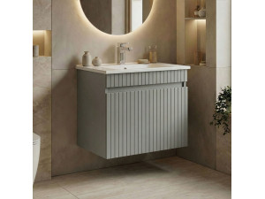 "Tivoli 65" Vanity Cabinet - 65 x 45 x 57 cm - Matte Cashmere 2