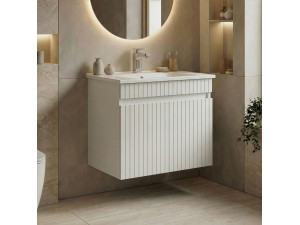 "Tivoli 65" Vanity Cabinet - 65 x 45 x 57 cm - Matte White 2