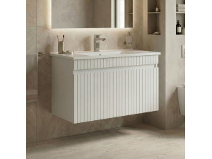 "Tivoli 85" Vanity Cabinet - 85 x 45 x 57 cm - Matte White 2