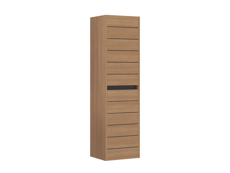 "Ricato 40" Bathroom Cabinet - 42 x 27 x 138 cm - Walnut
