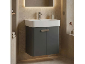 "Orbit 55" Vanity Cabinet - 55 x 38 x 62 cm - Anthracite 2