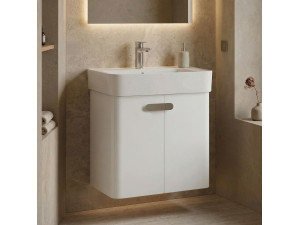 "Orbit 55" Vanity Cabinet - 55 x 38 x 62 cm - White 2
