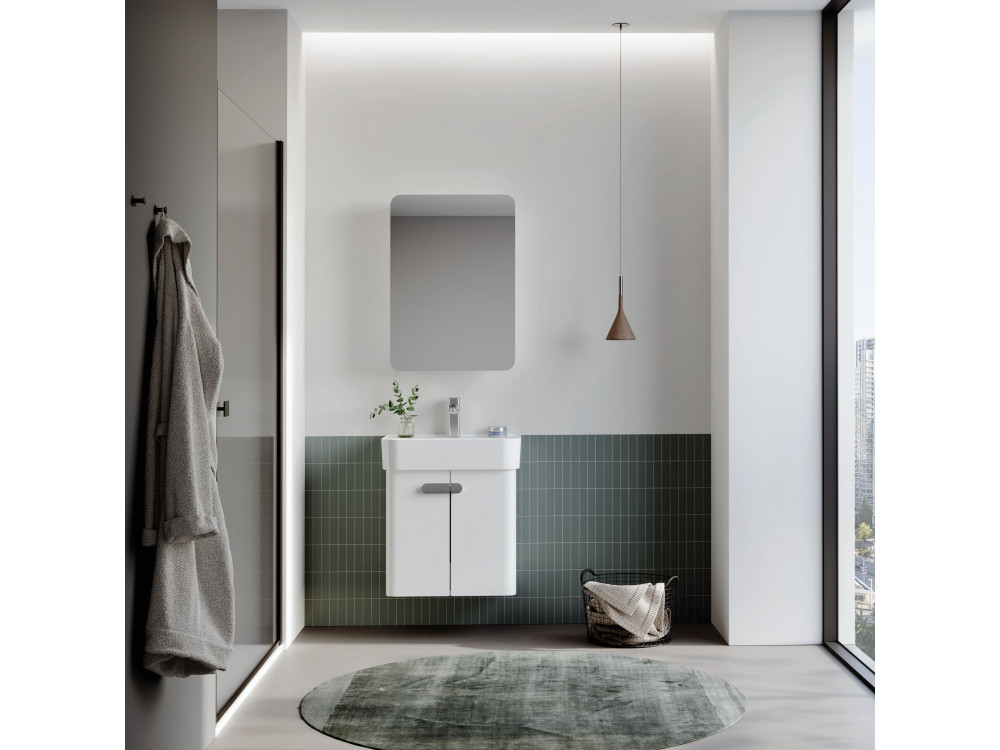 "Orbit 55" Vanity Cabinet - 55 x 38 x 62 cm - White