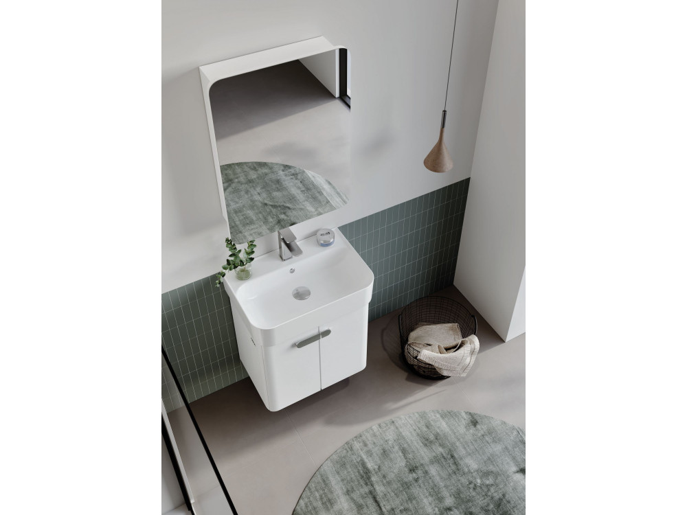 "Orbit 55" Vanity Cabinet - 55 x 38 x 62 cm - White