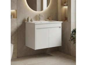 "Side 65 v2" Vanity Cabinet - 65 x 45 x 52 cm - Matte White 2