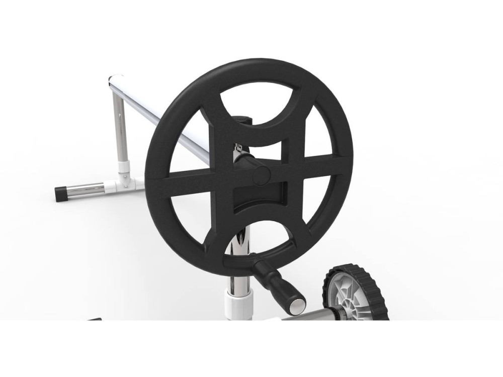 Inground pool cover reel from 4.90 to 6.45 m