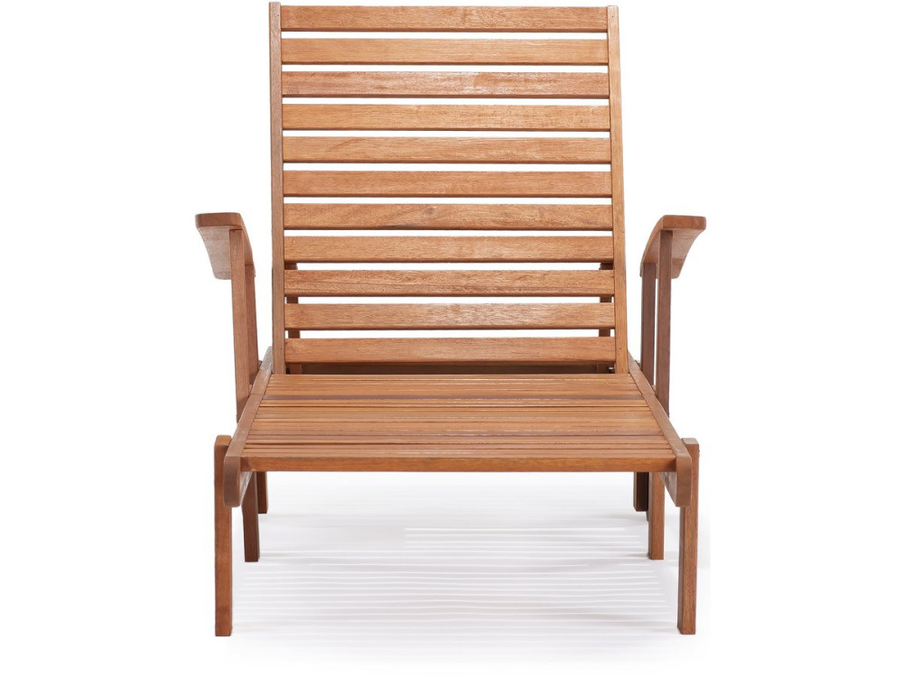 Set of  2 Exotic Wooden foldable Sunbathing Lounge Tokyo - Maple - Light brown