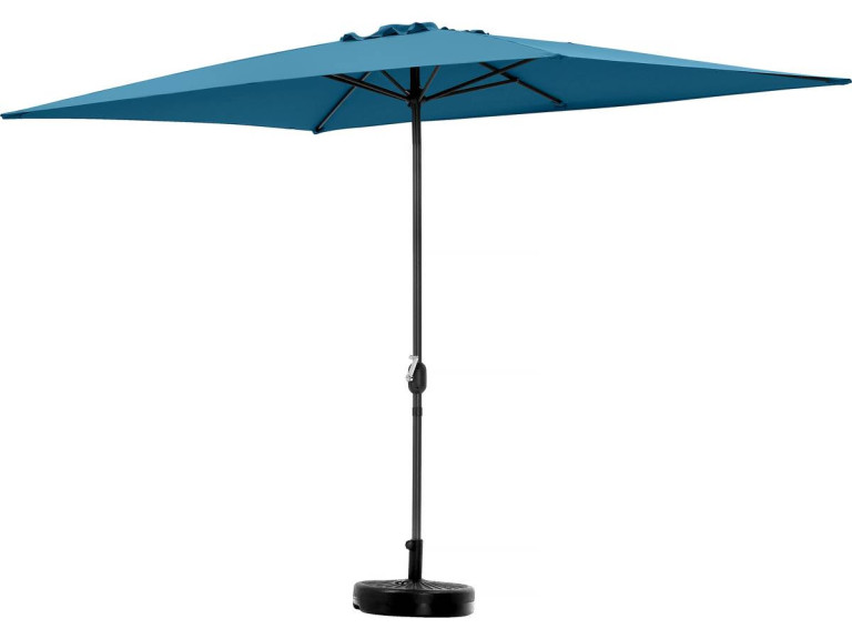 Garden parasol umbrella "Sol 2"" - Rectangular - 2 x 3 m - Blue