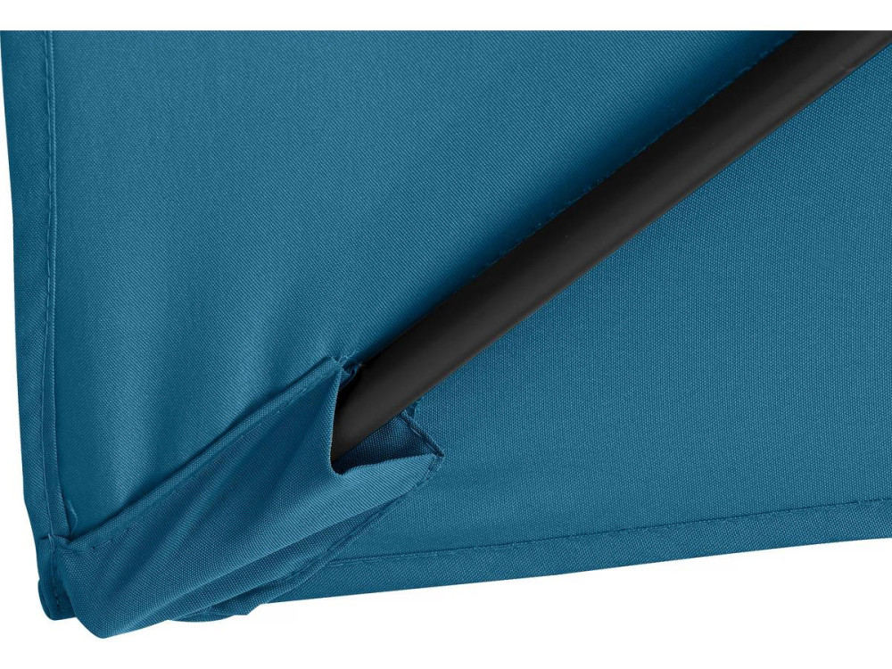 Garden parasol umbrella "Sol 2"" - Rectangular - 2 x 3 m - Blue - Base stand included