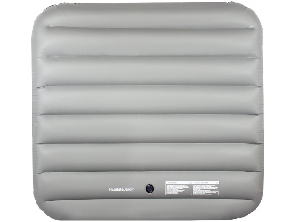 Inflatable Hot Tub Cover - 111 x 113 cm - Gray
