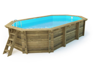 Florida 145" wooden pool - 6.57 x 4.57 x 1.45 m 2