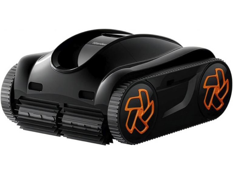 Cordless electric pool cleaner - bottom wall and water line - K25