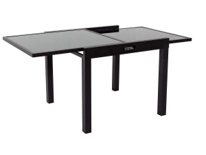 Expandable Aluminium garden table  "Porto 8 " - Phoenix - Black 2