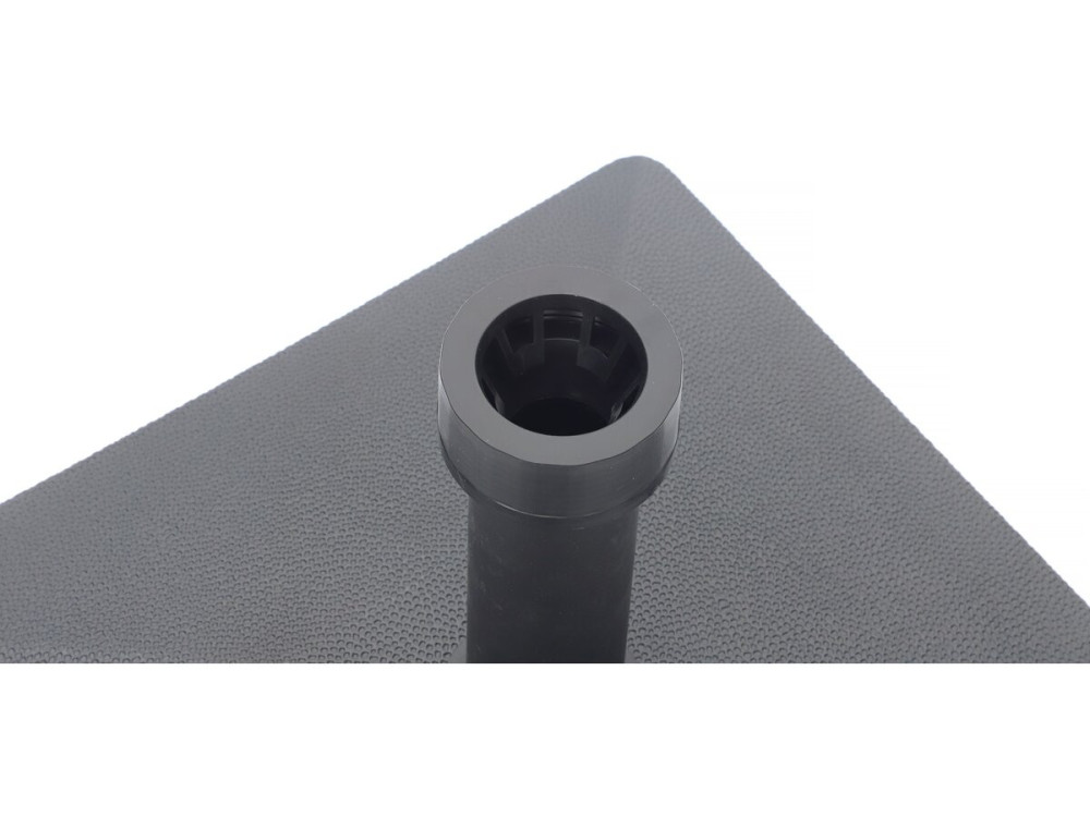 Weighted Parasol Bases with Casters - Black