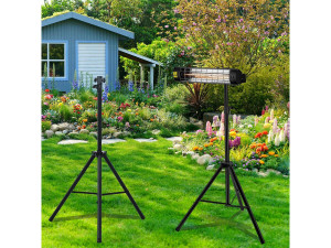 Tripod for Electric Radiator - 1.1-1.8 m - Black 2