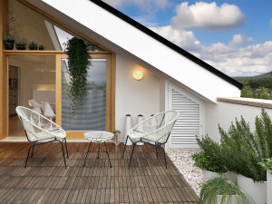 Acapulco "Poli" garden furniture set - 2 seater - White 2