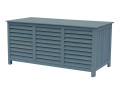 Garden storage box "Macao" - 130 x 64 x 60 cm -  Brown - Sky Blue