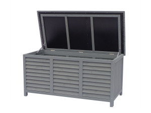 Garden storage box "Macao" - 130 x 64 x 60 cm -  Anthracite 2