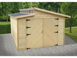 Torino" wooden garage - 20.88 m2 - 3.64 x 5.74 x 2.92 m - 28 mm 2