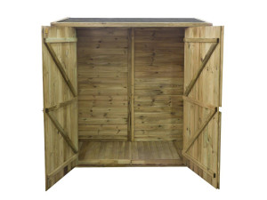 Wooden Garden shed "Lipki" -  5'10" x 2'11" x 5'9" / 6'1" - 5.31 ft² - 0.5"in- with a floor 2