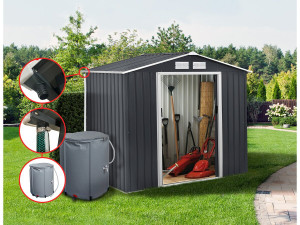 Gutter for metal garden shed and garage from 13 to 18.5m2 2