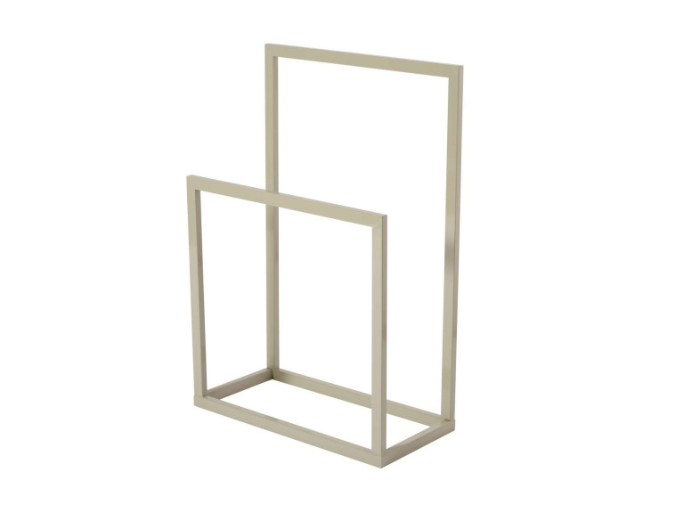 Gediz" metal towel rail - 25 x 60 x 90 cm - Taupe