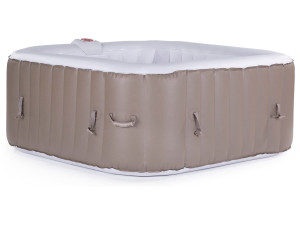 Inflatable PVC Spa 'Monac' - 6 People - Taupe / Beige