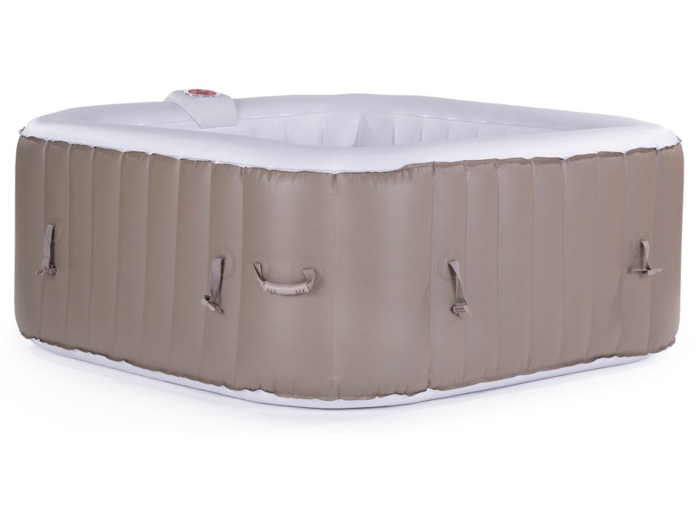 Inflatable PVC Spa 'Monac' - 6 People - Taupe / Beige