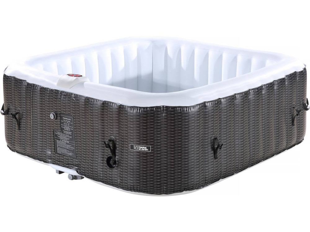 Inflatable PVC Spa 'Nice' - 6 People - Brown/Beige