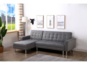 "Theo" convertible corner sofa - 4 seater - Grey 2