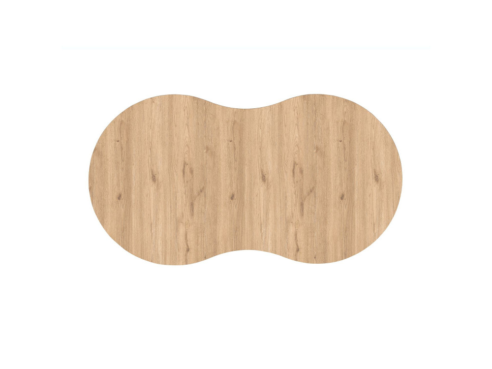 Moon" wooden coffee table 99 x 54 x 45 cm - Oak