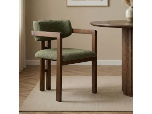 Toscana" wooden chair - 54 x 54 x 76 cm - Green 2