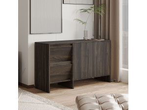 Laris 130" wooden sideboard - 130 x 44 x 82 cm - Brown 2