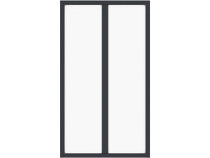 "Panorama" Aluminum Studio Skylight - 60 x 105 cm - Black