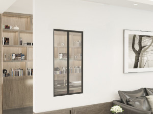 "Panorama" Aluminum Studio Skylight - 60 x 105 cm - Black 2