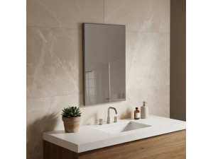 "Purus 55" Decorative Wooden Mirror -  cm - Clear 2