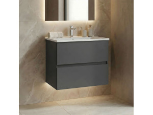 "Nest 71 v2" Vanity Cabinet - 71 x 51 x 55 cm - Matte Anthracite 2