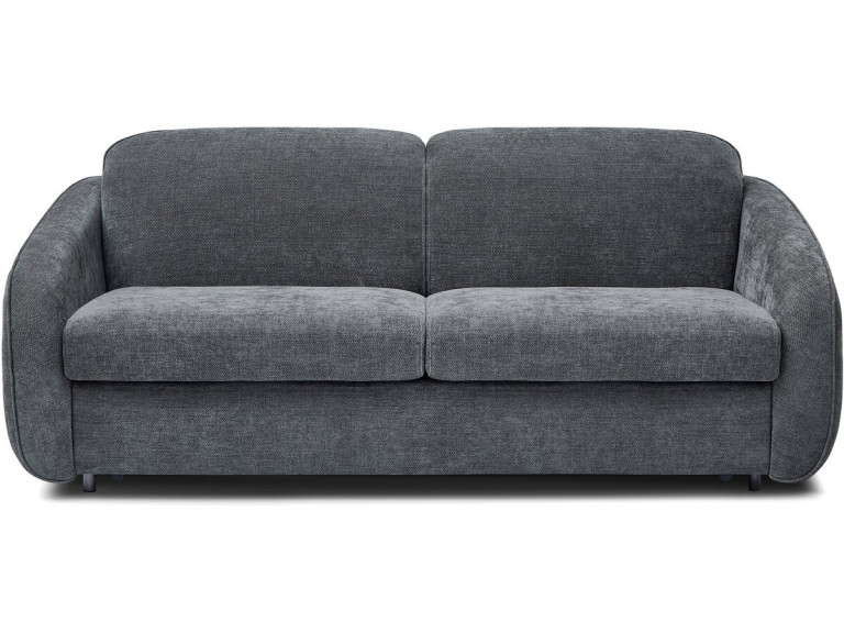 Laurie" express sofa bed in textured fabric - 202 x 107 x 85 cm