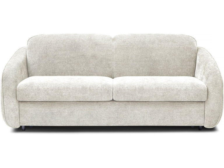 Laurie" express sofa bed in textured fabric - 202 x 107 x 85 cm