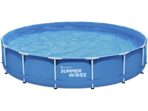 Annie" round tubular swimming pool - 4,57 x 4,57 x 0,84 m - Blue