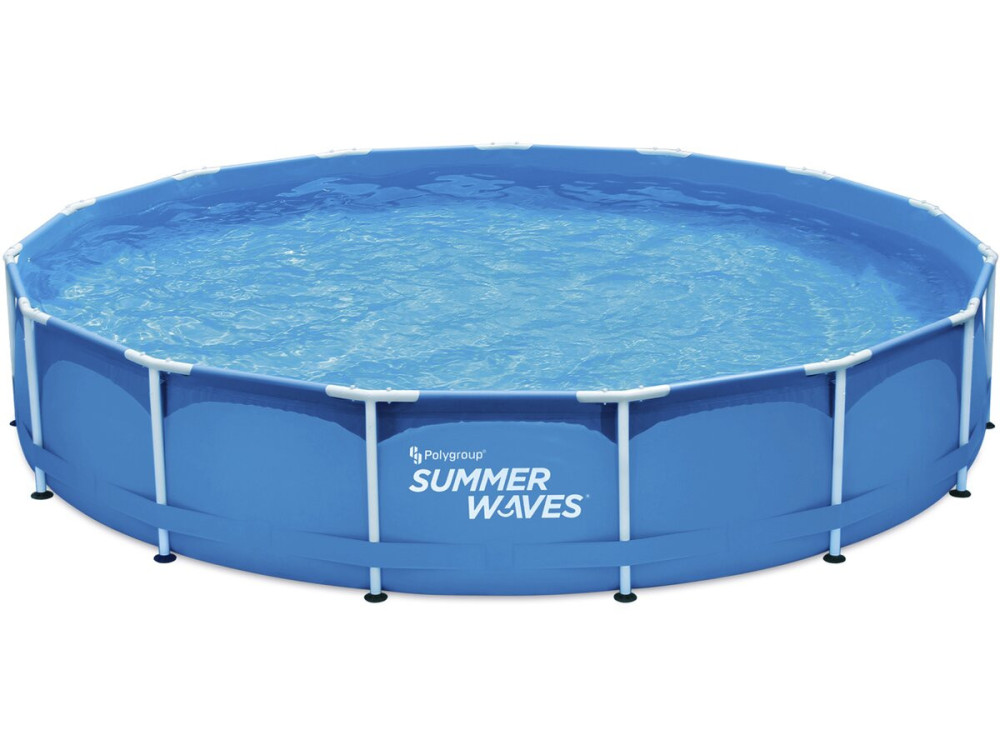 Annie" round tubular swimming pool - 4,57 x 4,57 x 0,84 m - Blue